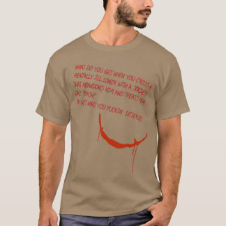 The Joker Joaquin Phoeni Filmcitat retro T Shirt