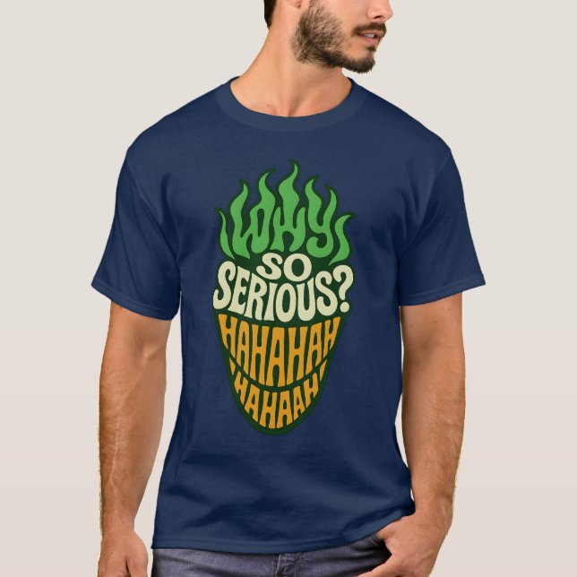 The Joker rolig halloween T Shirt (Framsida)