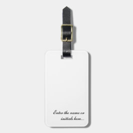 The Journey Tag – Personalized Custom Luggage Tag Bagagebricka