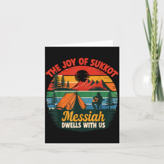 The Joy Of Sukkot Messiah Dwells With Us Jewish Ho Kort (Framsida)