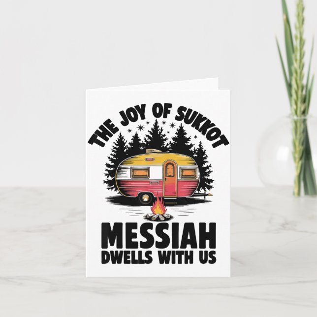 The Joy Of Sukkot Messiah Dwells With Us Jewish Ho Kort (Framsida)