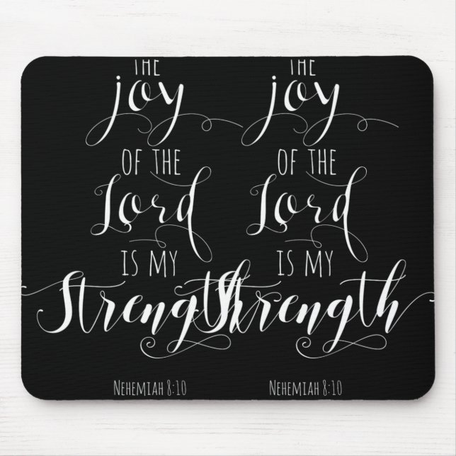 The Joy Of The Lord Is My Strength Christian T Shi Musmatta (Framsidan)