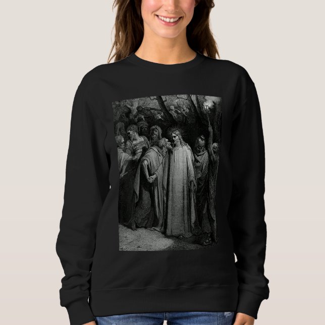 The Judas Kiss Gustave Dore Biblical Art T Shirt (Framsida)