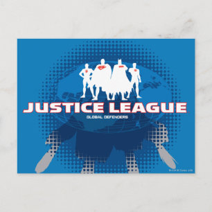 The Justice League Global Defenders Vykort