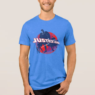 The Justice League Global Heroes and Globe T-shirt