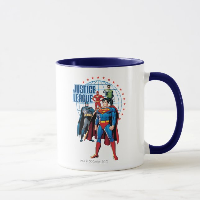 The Justice League Global Heroes Mugg (Höger)