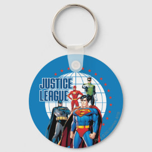 The Justice League Global Heroes Nyckelring