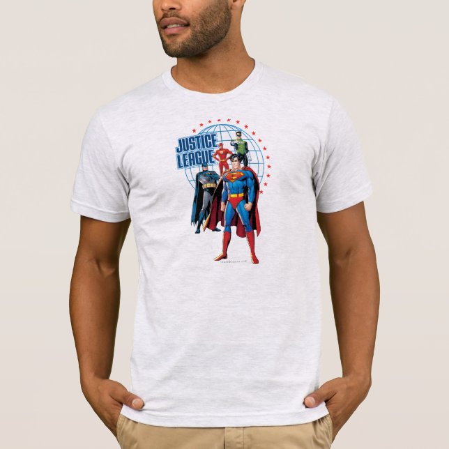 The Justice League Global Heroes T-shirt (Framsida)