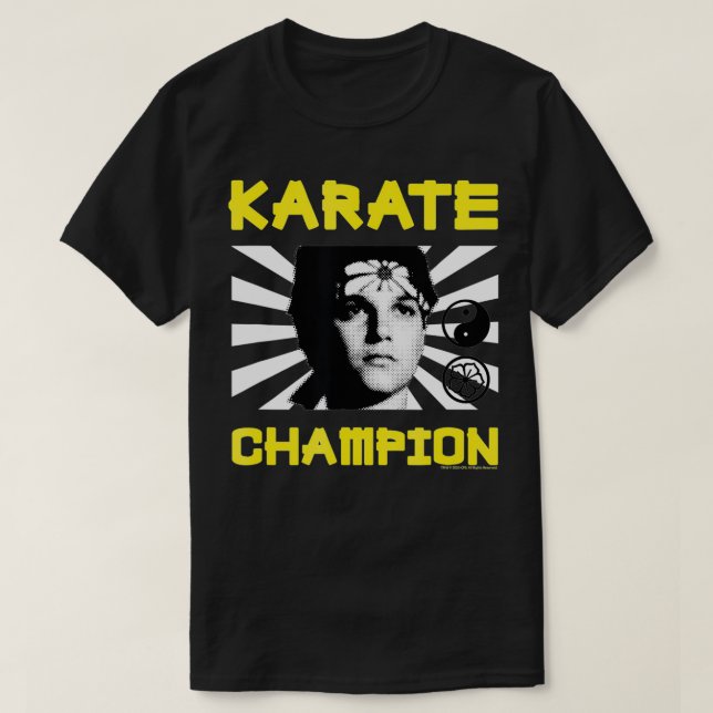 The Karate Kid Karate Champion  T Shirt (Design framsida)