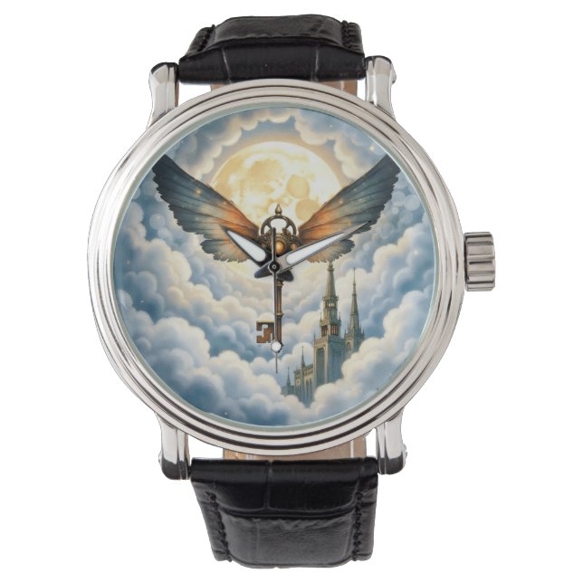The Key of Eternity – Steampunk Wings  Armbandsur (Framsida)