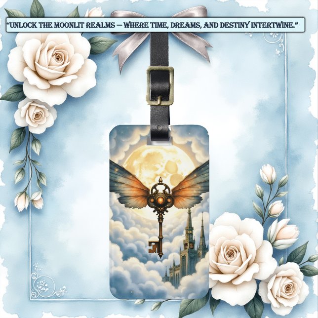 The Key of Eternity – Steampunk Wings  Bagagebricka (Skapare uppladdad)