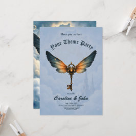 The Key of Eternity – Steampunk Wings  Inbjudningar