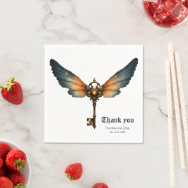 The Key of Eternity – Steampunk Wings  Pappersservett