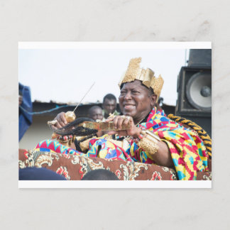 The king carried in triumph. vykort