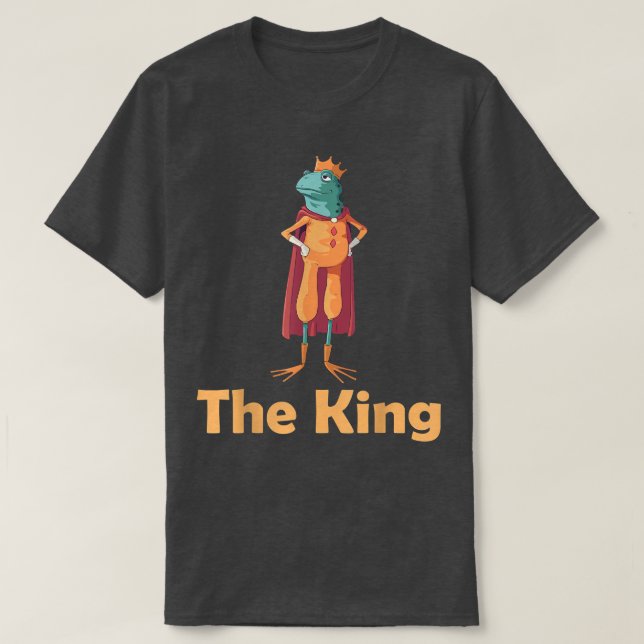 The King For Frogs Fans  T Shirt (Design framsida)