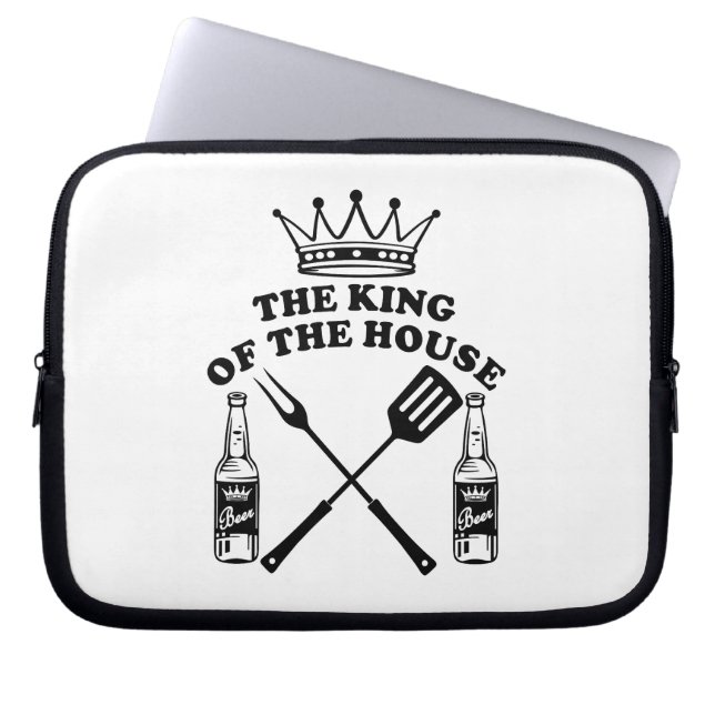 The King of the House Beer Laptop Fodral (Framsidan)