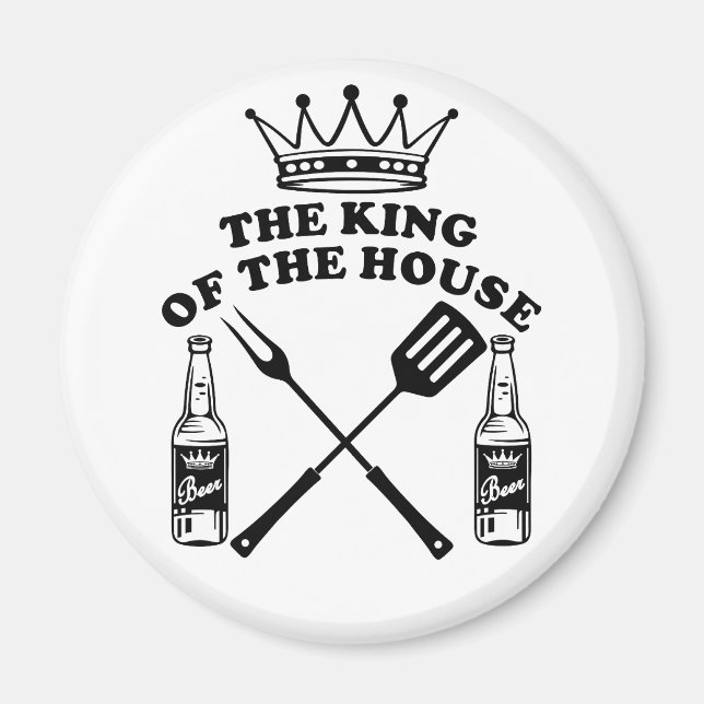 The King of the House Beer Magnet (Framsidan)