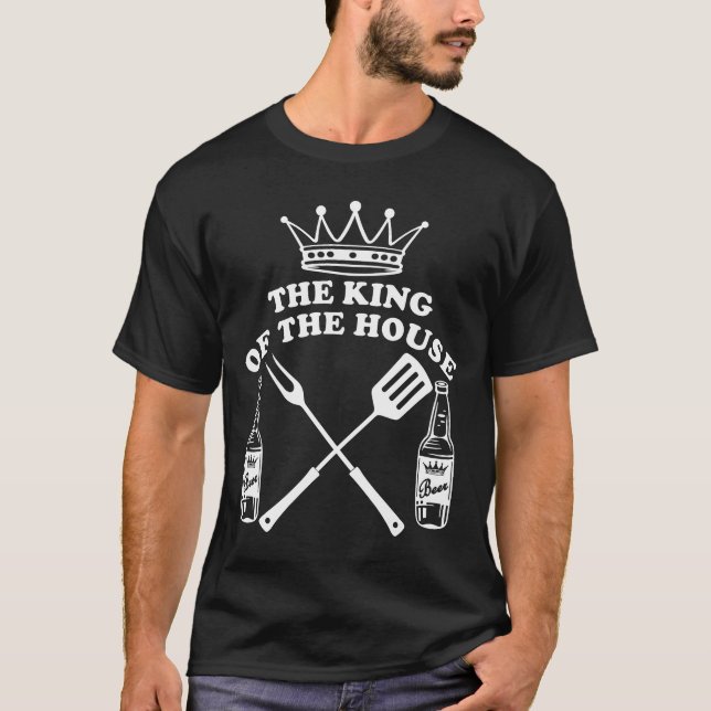 The King of the House Beer T Shirt (Framsida)