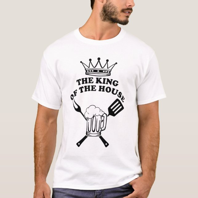 The King of the House Black T Shirt (Framsida)