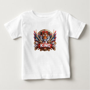 THE KING Typografi T-Shirt Design