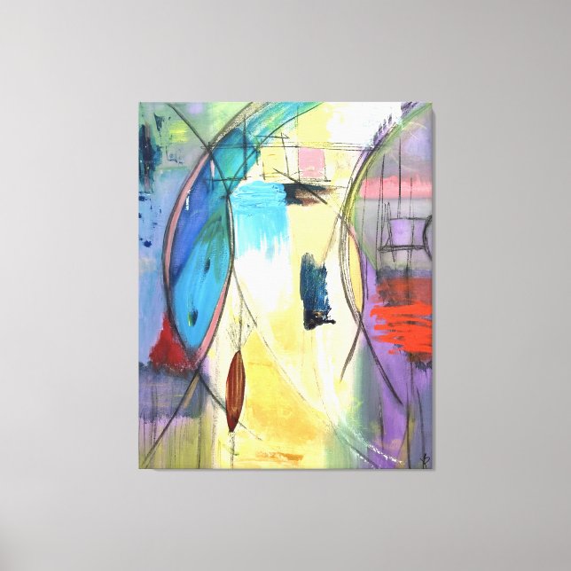 The Kingfisher by Joan Soilleux Canvastryck (Framsida)