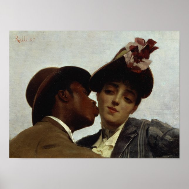 The Kiss, 1887 Poster (Framsidan)