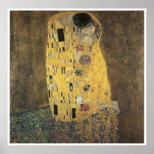 The Kiss, 1907-08 Gustav Klimt Poster