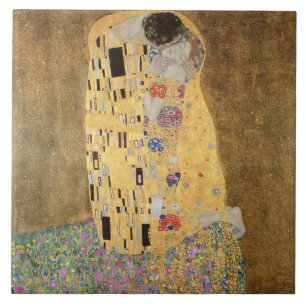 The Kiss, 1907-08 Kakelplatta