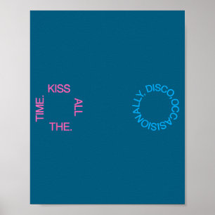 The Kiss All Time Disco Ibland Poster