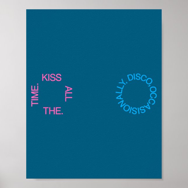 The Kiss All Time Disco Ibland Poster (Framsidan)