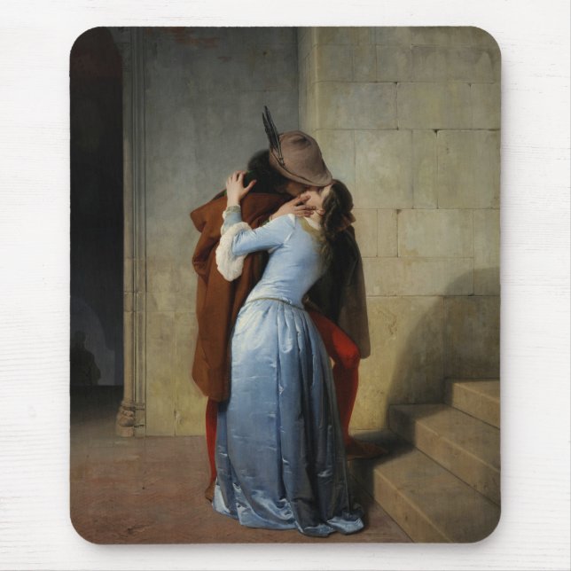 The Kiss (av Francesco Hayez) Musmatta (Framsidan)