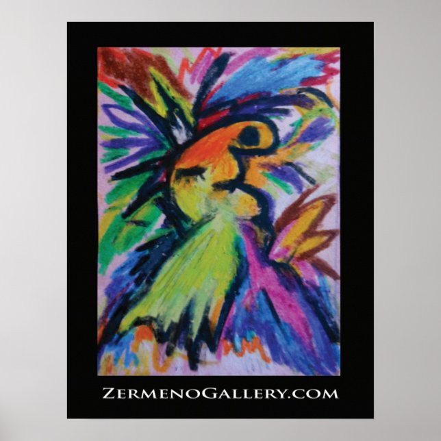 "The Kiss" från ZermenoGallery.com Poster (Framsidan)