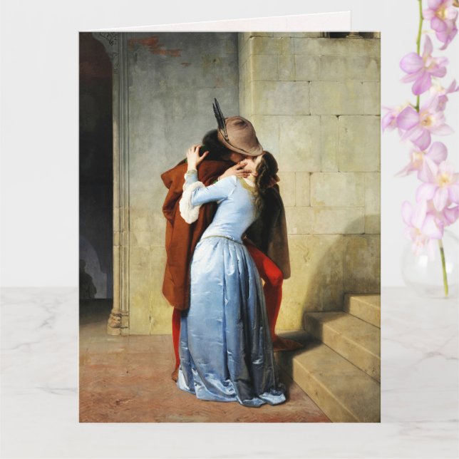 The Kiss - Francesco Hayez Il Bacio Romantic Kort (Orkide)