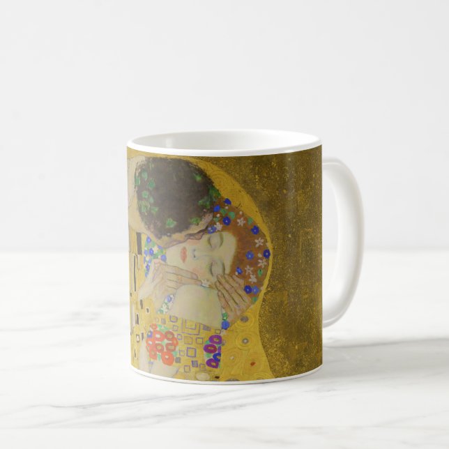 The kiss - Gustav Klimt Kaffemugg (Framsida höger)
