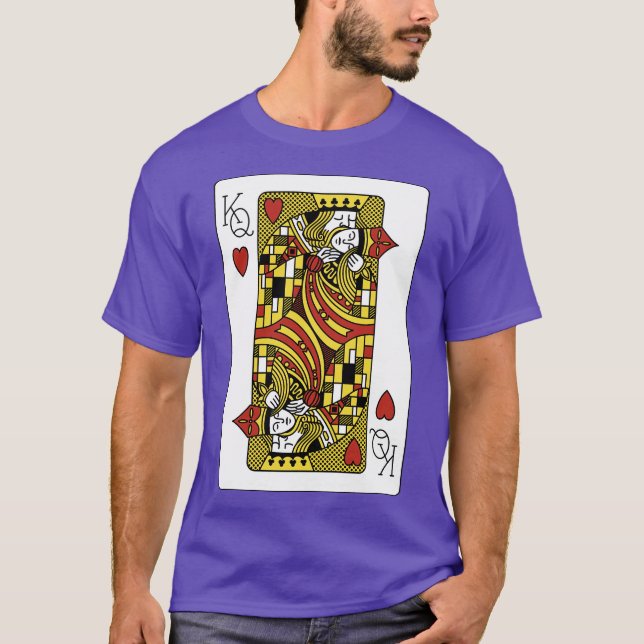 The Kiss Playing d Klimt by Tobe Fonseca T Shirt (Framsida)