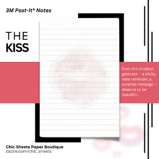The Kiss Post-It® Notes Post-it Block