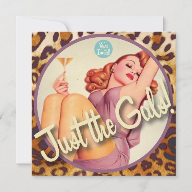 The Kitsch Bitsch : Bara Tjejerna! Inbjudningar (Framsida)