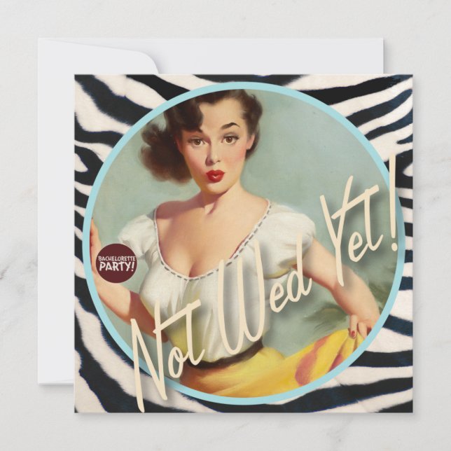 The Kitsch Bitsch : Inte gifta än! Inbjudningar (Framsida)