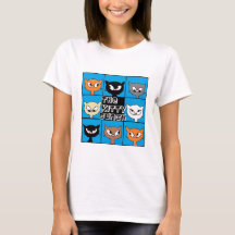 The Kitty Bunch Söt Katt Älskare T Shirt