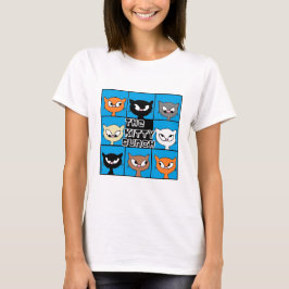 The Kitty Bunch Söt Katt Älskare T Shirt