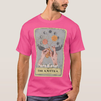 The Knitter Tarot Card Knitting Yarn Craft T Shirt