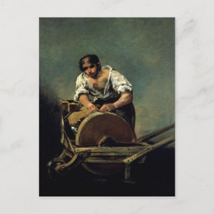 The Knivar-Grinder, 1808-12 Vykort