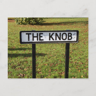 The Knob - Roligt Oanständigt Ortsnamn Postkort Vykort