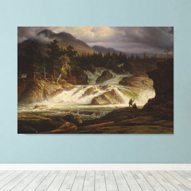 The Labro Falls Canvastryck (Insitu (trägolv))