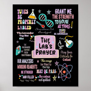 The Labs Bön Medicinsk Laboratorievetare Lab Poster