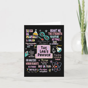 The Labs Prayer Medicinska Laboratorievetare Lab Kort
