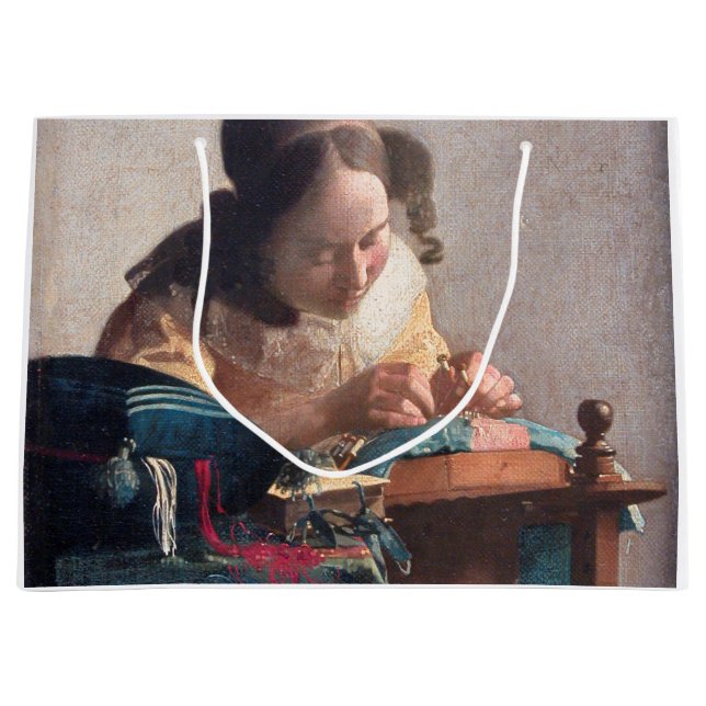 The Lacemaker, Johannes Vermeer, 1669-1670 (Framsidan)