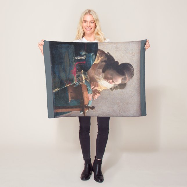 The Lacemaker, Johannes Vermeer, 1669-1670 Fleecefilt (På plats)