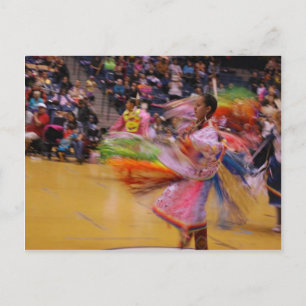 The Ladies' Turn PowWow Feather Dance Vykort