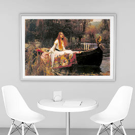 The Lady of Shalott 1888 John William Waterhouse Fototryck